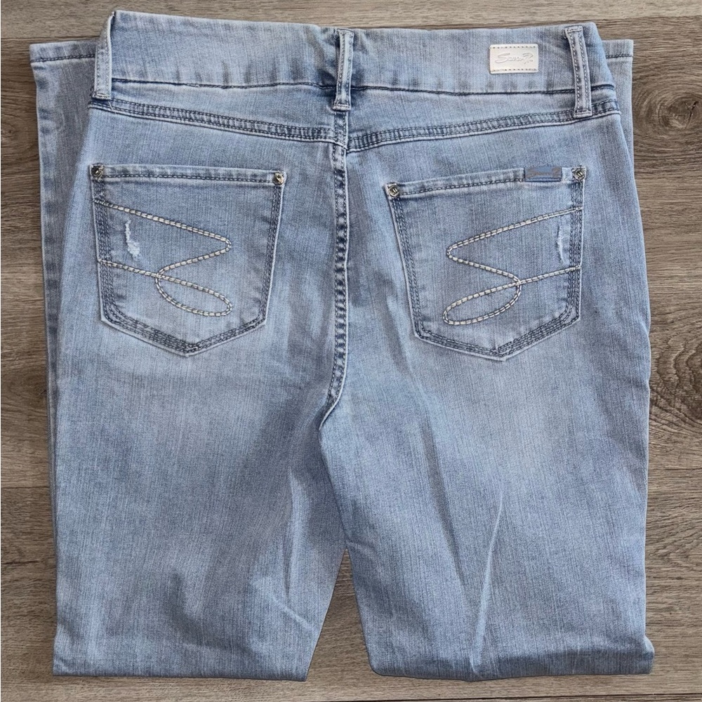 Seven7 Light Blue Skinny Jeans - Picture 4 of 4